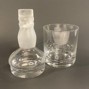 Vintage Limited Edition 3 Piece Chivas Regal Glass Decanter Set-Barware